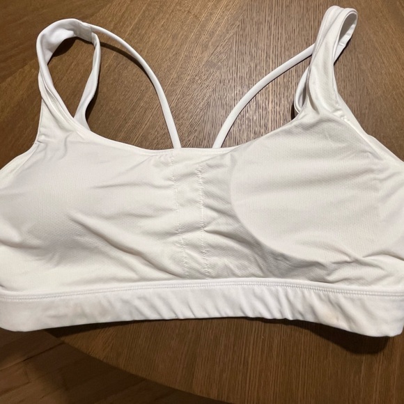Athleta Exhale Bra White Large A-C cups - Picture 6 of 6